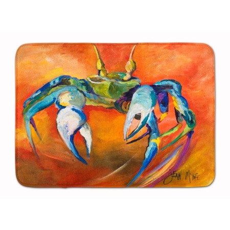 Carolines Treasures Blue Crab Machine Washable Memory Foam Mat JMK1110RUG